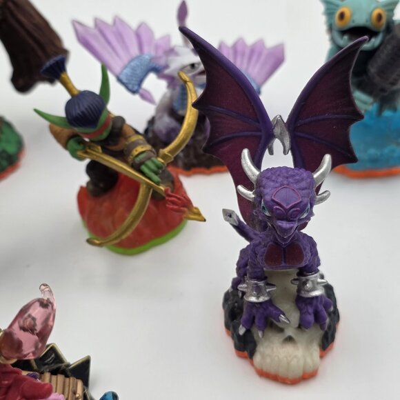 Skylanders Lot of 10 Figures Giants Spyro Drill Sergeant Gill Grunt Whirlwind El - Picture 6 of 7